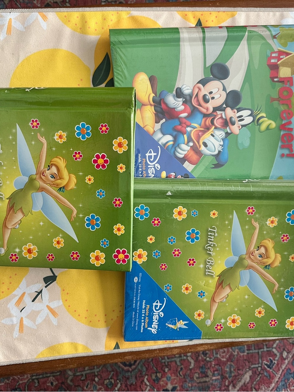 Disney Tinker Bell Green Floral Party Napkins - Pack
